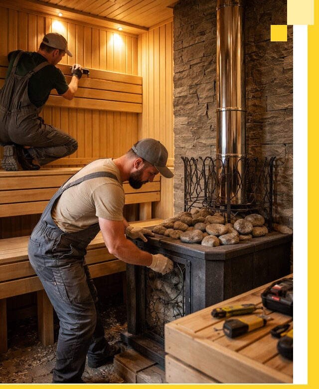 Комплексный дизайн бань, саун и зон отдыха в Скопине