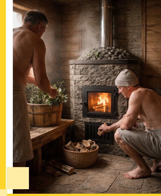 Банные печи под ключ в Скопине от 46895 р. | ЭриданСкп кирпичная