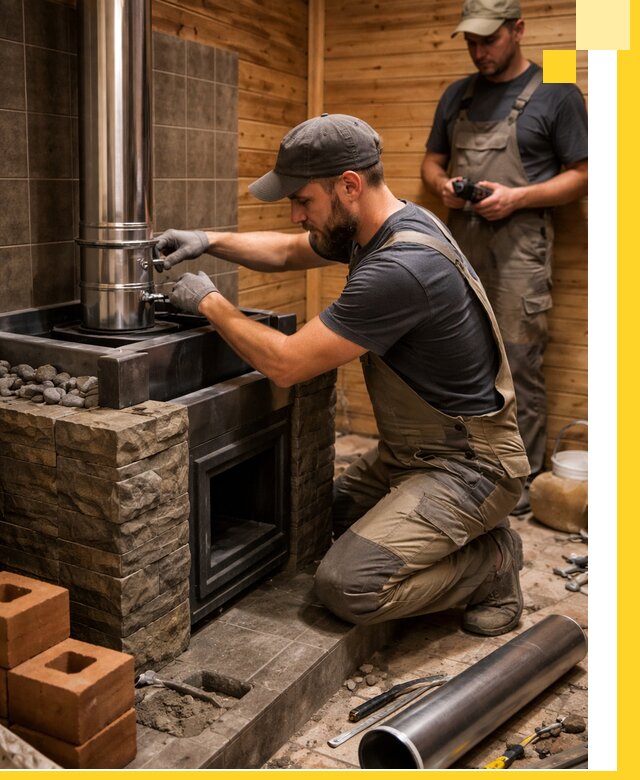 Изготовление и установка банных печей под ключ в Скопине