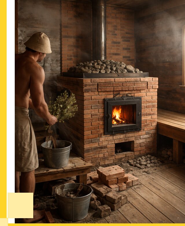 Кирпичные банные печи в Скопине от 93789 р. | ЭриданСкп