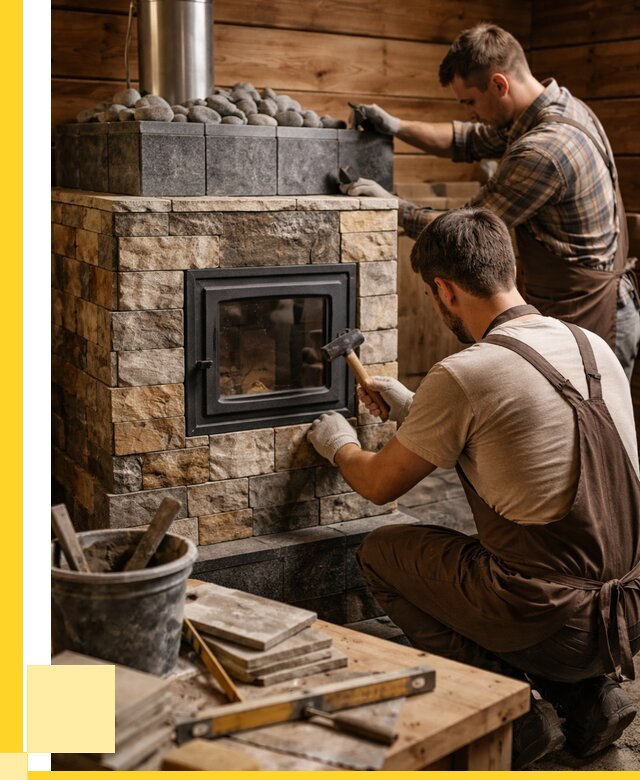 Облицовка банной печи в Скопине от 15632 р. | ЭриданСкп