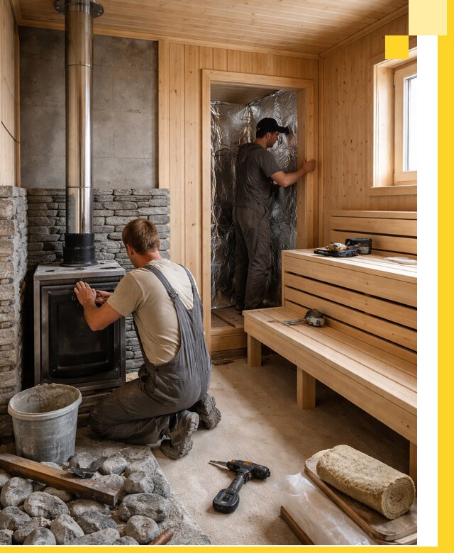 Строительство и изготовление бань под ключ в Скопине