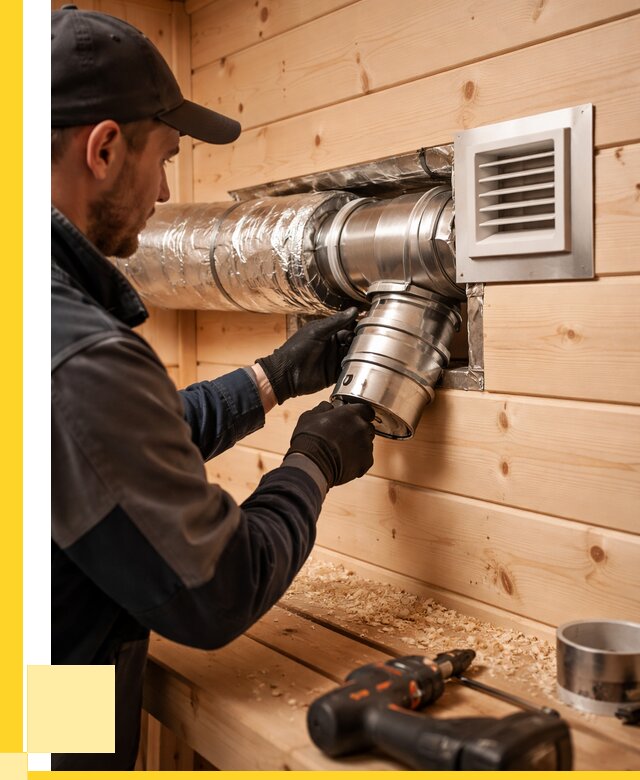 Монтаж вентиляции бани в Скопине от 12505 р. | ЭриданСкп