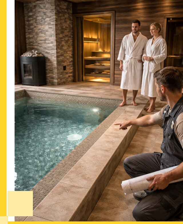 Проект бани с бассейном под ключ в Скопине от 67737 р. | ЭриданСкп