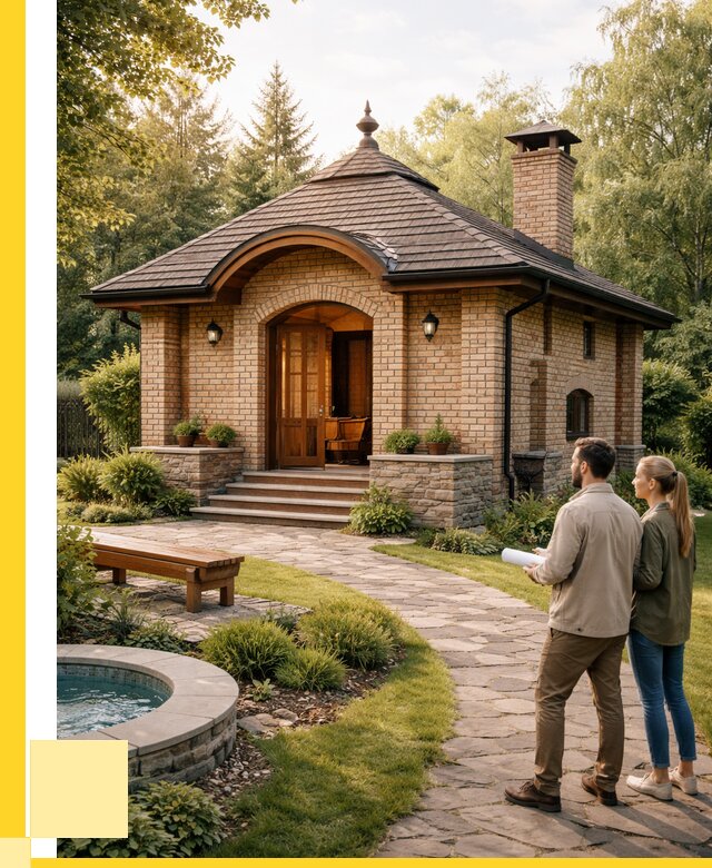 Проект кирпичной бани в Скопине от 31263 р. | ЭриданСкп