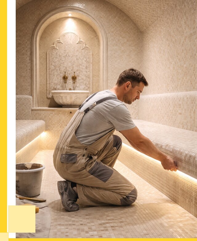 Отделка хамамов под ключ в Скопине от 5732 р. | ЭриданСкп