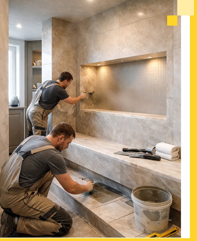 Профессиональное строительство хамама в квартире в Скопине