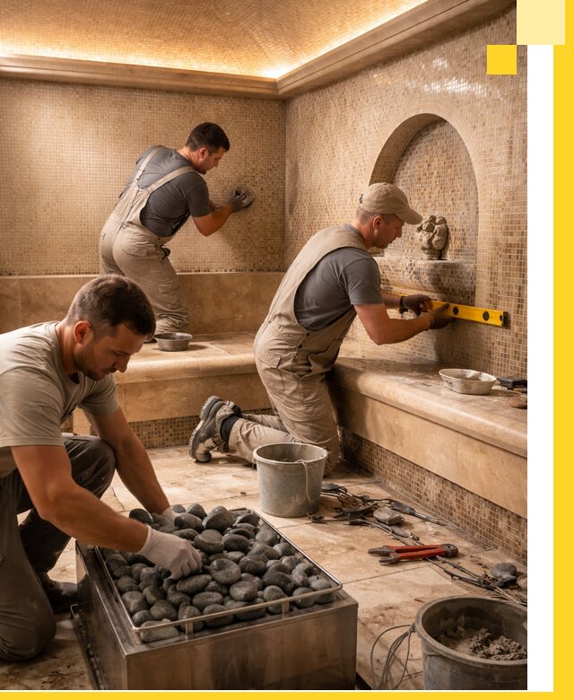 Проектирование и строительство хамама и сауны в Скопине