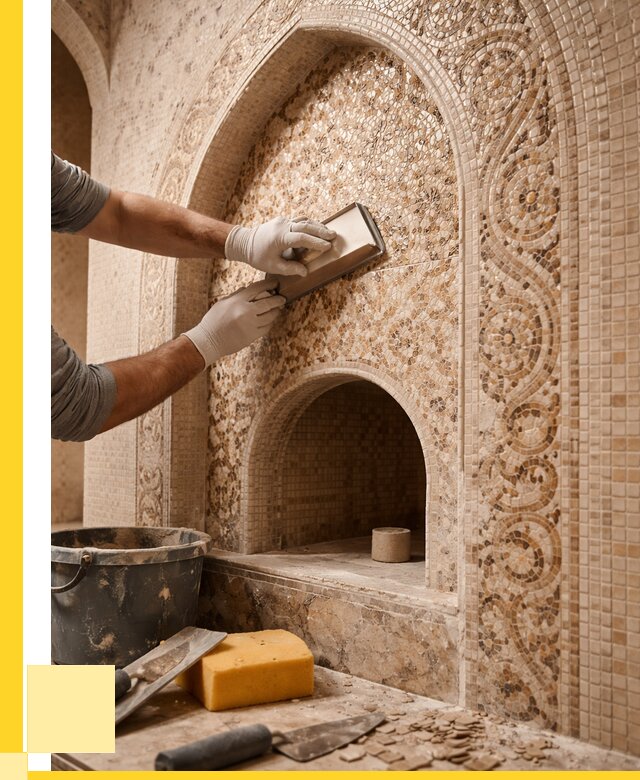 Мозаика для хамама в Скопине под ключ от 5211 р. | ЭриданСкп