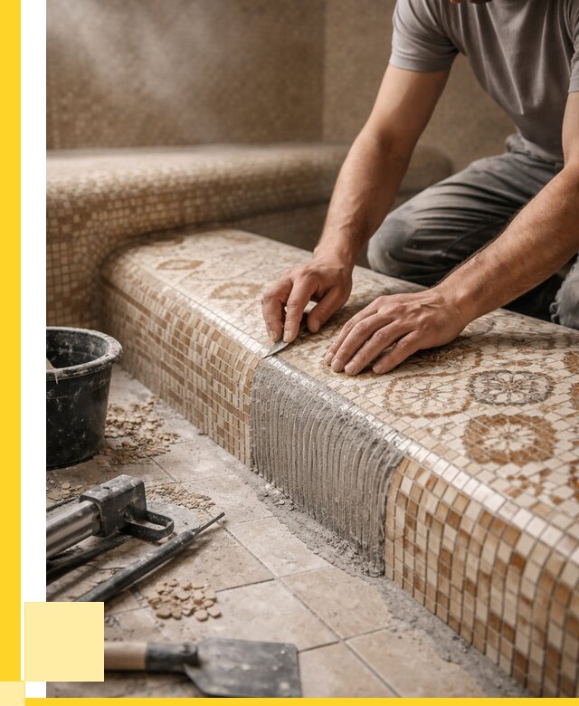 Плитка для хамама под ключ в Скопине от 3647 р. | ЭриданСкп