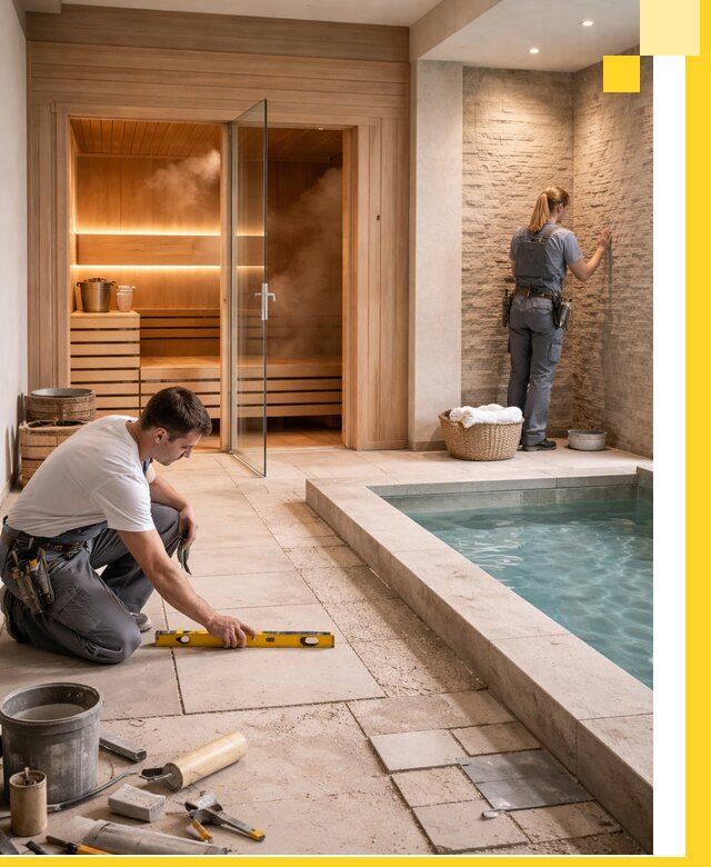 Комплексный дизайн и отделка интерьеров SPA под ключ в Скопине